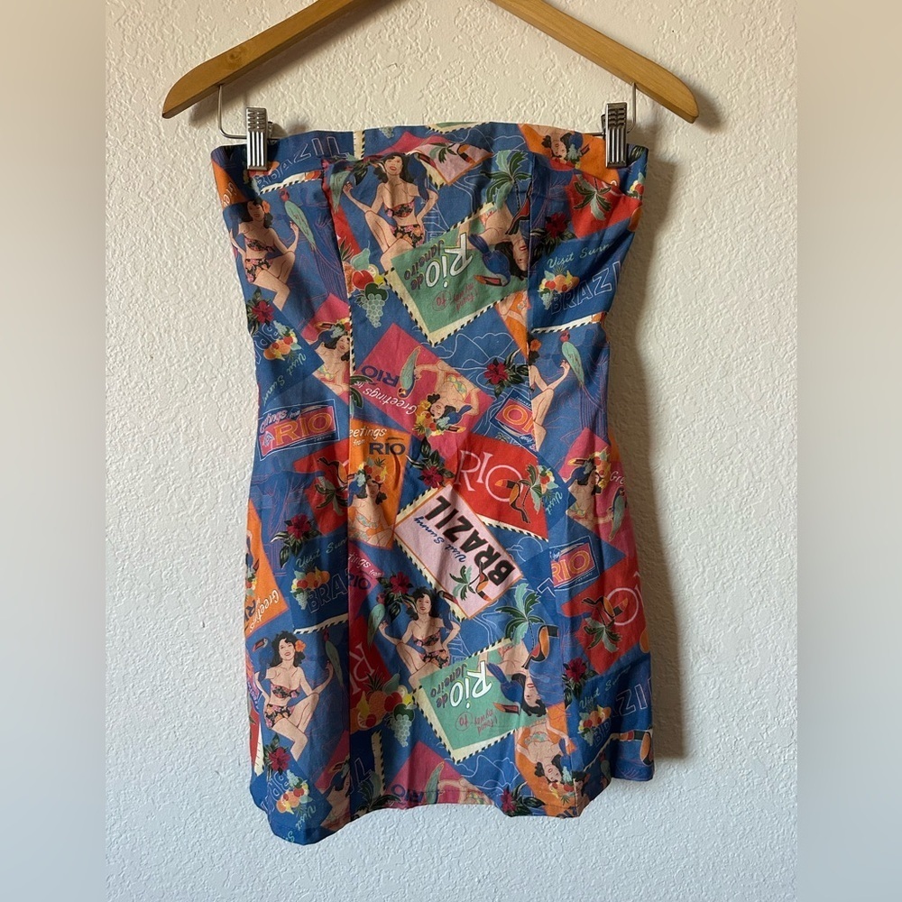 Pepper mayo Catching Flights Bustier Mini Dress - Size 2 NWT